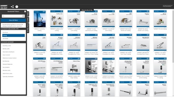 ASSA ABLOY’s Digital Library offers dynamic search and enhanced functionality features