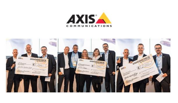 Axis Communications partners participated in a campaign to support charitable project at Axis Partner Day