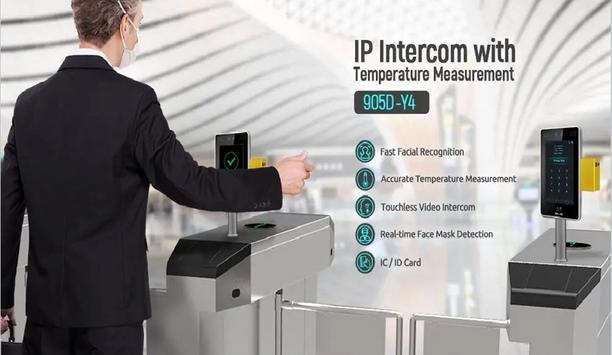 905D-Y4 SIP IP door intercom with temperature detection