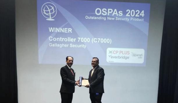 Gallagher Security’s Controller 7000 wins outstanding new security product at the India and South Asia OSPAs