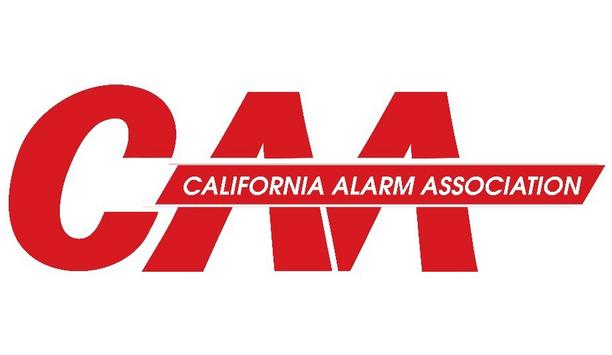 The California Alarm Association honours Lilianne G. Chaumont with the Mark Schubert Memorial Award