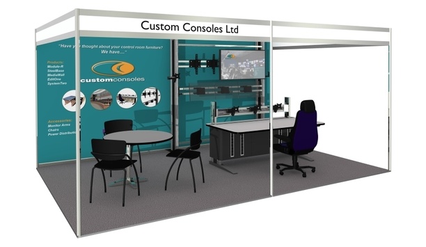 Custom Consoles to exhibit high-tech MediaWall and SteelBase Lite desk series at SCTX 2019
