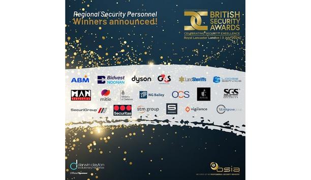 Frontline security officers recognised across the UK for keeping people, property and places professionally protected