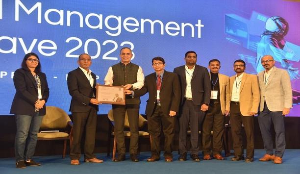 Ganesh Jivani, CEO, Matrix Comsec, receives the GESIA’s 'Industry Stalwart' award