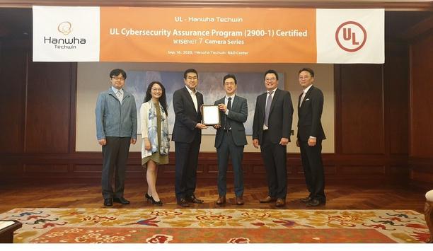Hanwha Techwin announces that Wisenet7 achieved UL Cybersecurity Assurance Program (UL CAP) certification