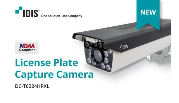 IDIS unveils the new 2 MP DC-T6224HRXL licence plate capture camera to improve traffic monitoring