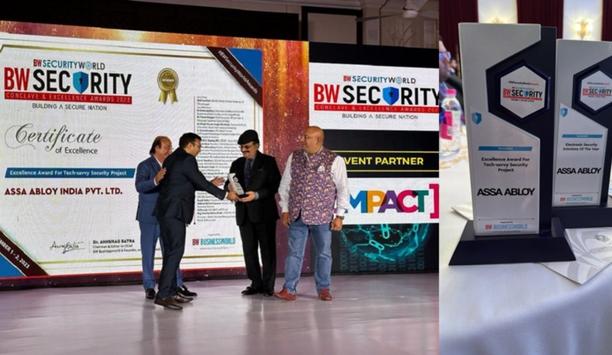 Incedo™ access control ecosystem wins two major security awards in India