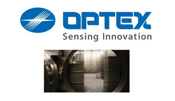 Optex REDSCAN RLS-3060 laser detectors secure renowned bank’s vault and safety deposit boxes