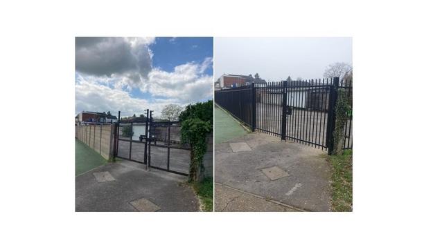 Jacksons Fencing specified for Westgate Ward Social Club in Ipswich, Suffolk