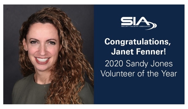 Security Industry Association names Janet Fenner as Sandy Jones Volunteer of the Year at ISC West 2020