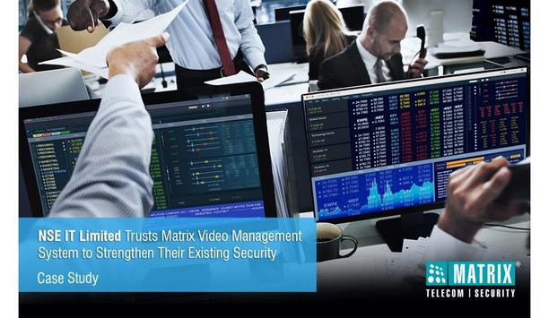 Matrix provides video surveillance solution to enhance surveillance solutions at NSE IT Limited