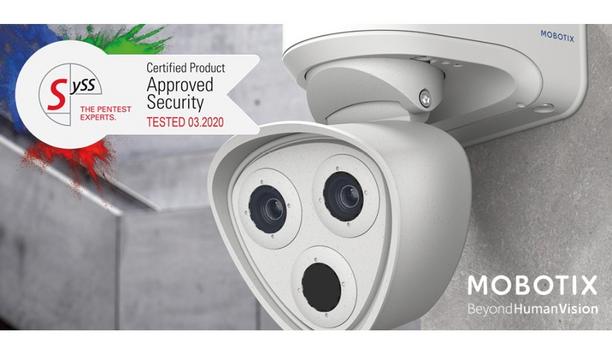 MOBOTIX M73 video camera receives security certificate from SySS IT