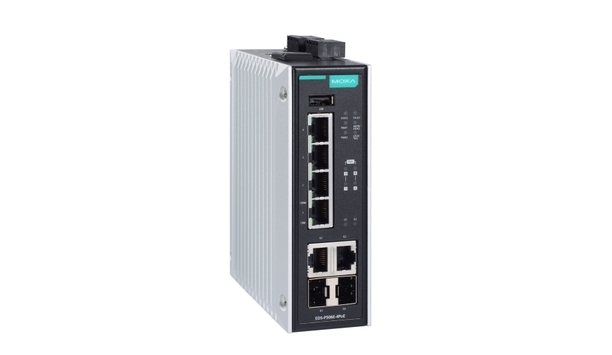 Moxa launches EDS-P506E-4PoE series switches to power IP video surveillance cameras in harsh environments