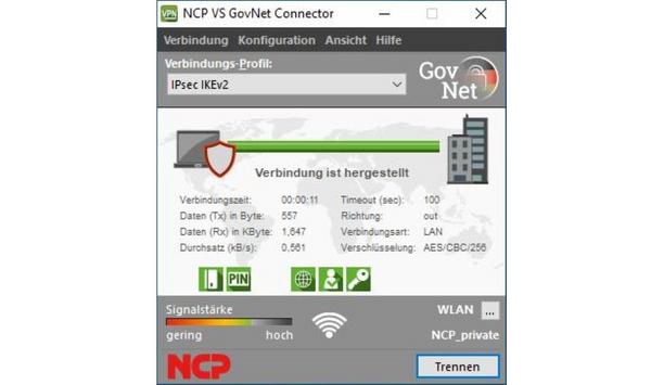 NCP announces the release BSI-approved NCP VS GovNet Connector 2.0 software solution