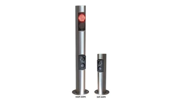 Nortech offers stainless steel bollards to house the Nedap ANPR cameras and traffic signals
