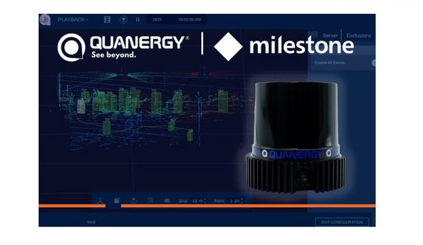 Quanergy integrates Q-Track into Milestone Systems XProtect® VMS