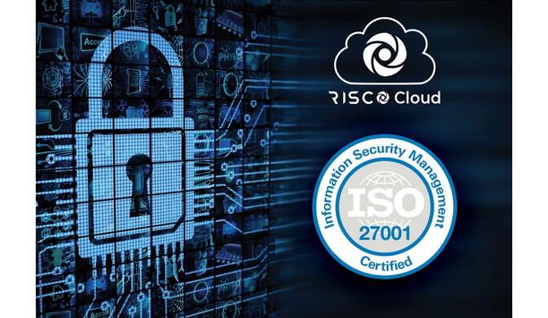 RISCO Group receives ISO 27001 certification for cloud and interactive services to enhance privacy and data security