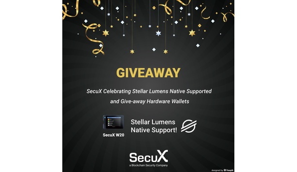 SecuX Technology celebrates Stellar Lumems (XLM) native supported on SecuX Web App