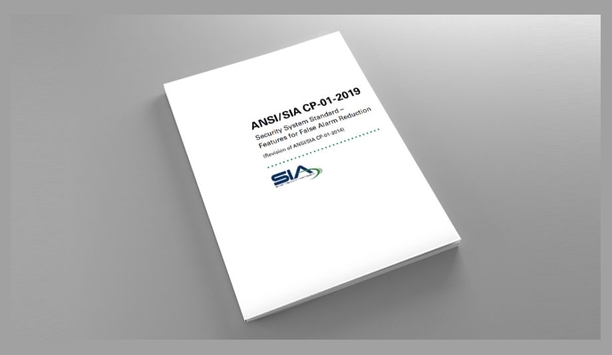 SIA releases ANSI-approved ANSI/SIA CP-01-2019 standard for false alarm reduction features