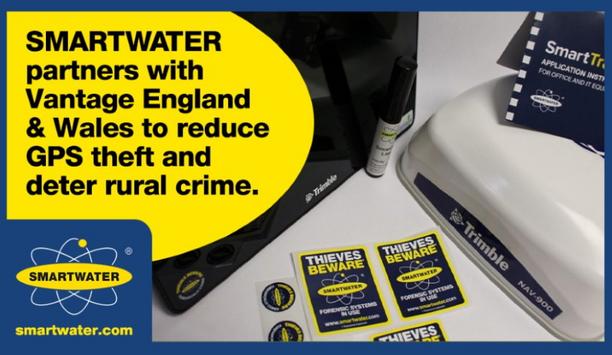 SmartWater Technology Limited partners with Vantage England & Wales to reduce GPS theft and deter rural crime