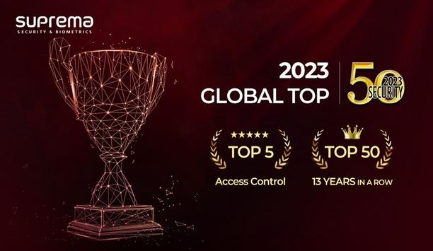 Suprema is selected as a ‘Top 50 Global Security Company’ for 13 consecutive years