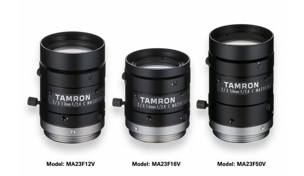 Tamron announces the launch of three new models of compact Ø29mm machine vision lenses