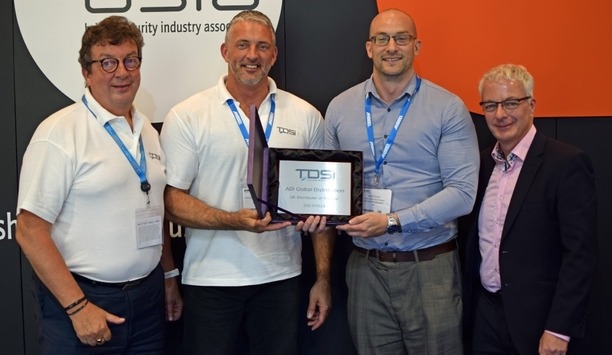 TDSi honours ADI Global with 2017/2018 UK Distributor of the Year award