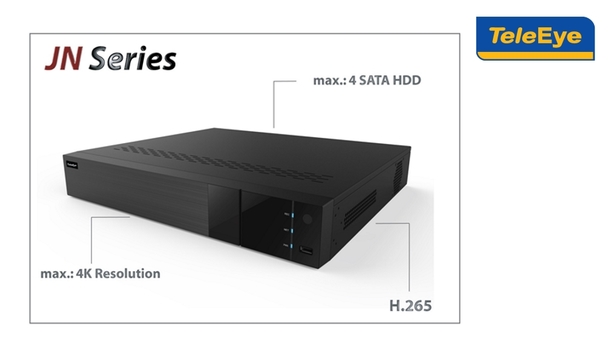TeleEye unveils Analogue HD DVR – JN6916 enhancing AHD digital video recorder portfolio