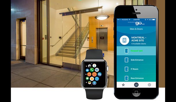 Tyco Security Products introduces EntraPass Go Pass support for Apple Watch