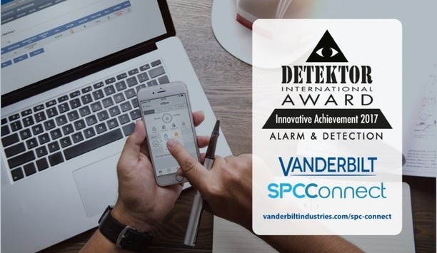 Vanderbilts SPC Connect wins the Detektor International award due to its user-first intruder detection solution