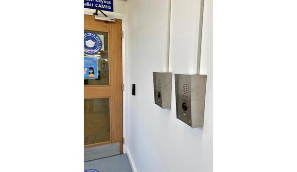 Videx VX2200 system touch free entry protects patients, visitors and NHS workers at Milton Keynes University Hospital
