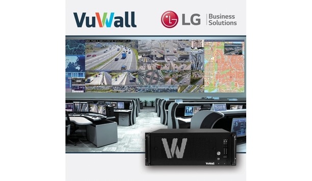 VuWall’s VuScape video wall processor combined with LG's 55SVH7F video wall display