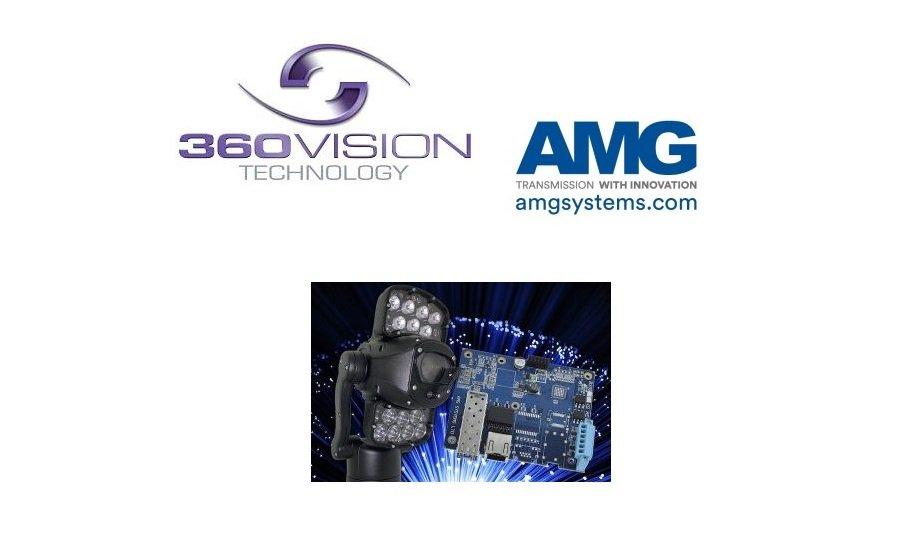 360 Vision Technology PTZ cameras integrates AMG media converter