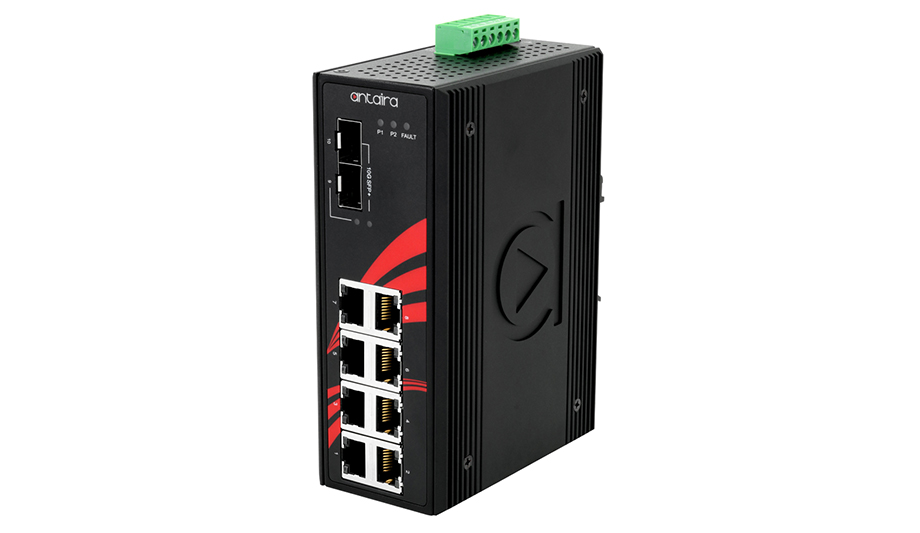 Antaira launches LNX-1002G-10G-SFP industrial Gigabit unmanaged Ethernet switch series