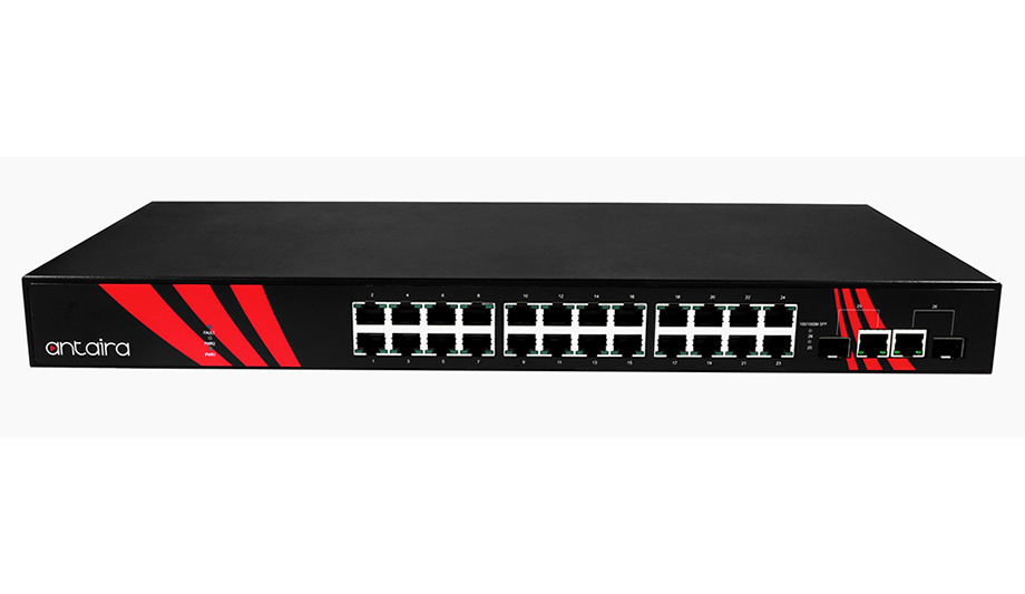 Antaira introduces LNP-2602G-SFP industrial Gigabit PoE+ unmanaged Ethernet switch series