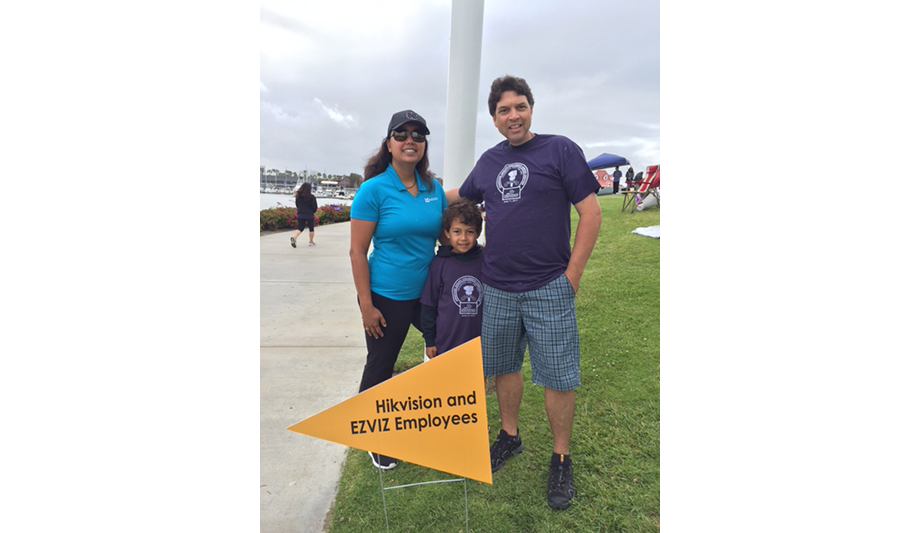 Hikvision and EZVIZ employees raise money for Jaques Children's Cancer Center in Long Beach, California