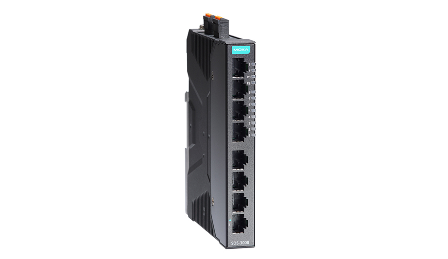 Moxa launches SDS-3008 industrial-grade smart Ethernet switch