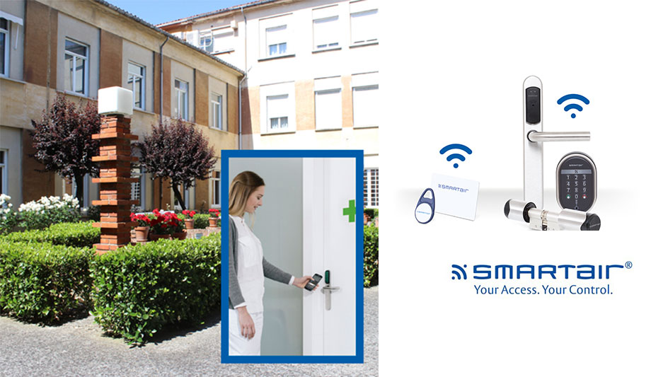 SMARTair™ advanced wireless access control utilised by the Casa de la Misericordia care home in Pamplona