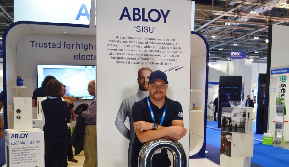 Abloy UK celebrated successful IFSEC 2019 with brand ambassador Valtteri Bottas