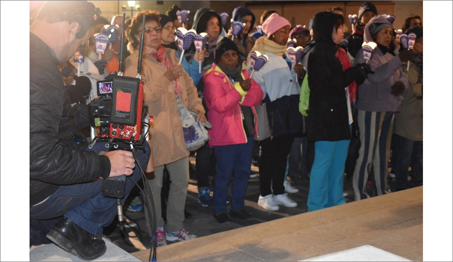 ABonAir Wireless technology broadcasts live torchlight procession from Holy Land