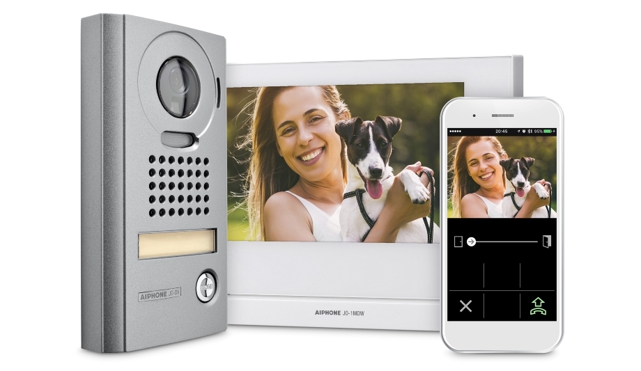 Aiphone launches updated JO series video intercom device with an option for recording visitors