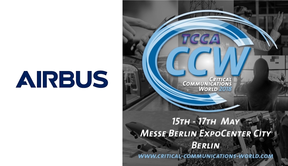 Airbus to exhibit secure intelligence platforms at Critical Communications World 2018