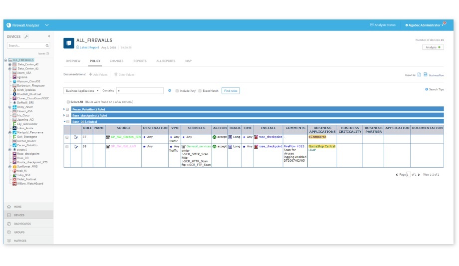 AlgoSec Network Security Management Suite version A30.10 offers extended technology ecosystem integrations
