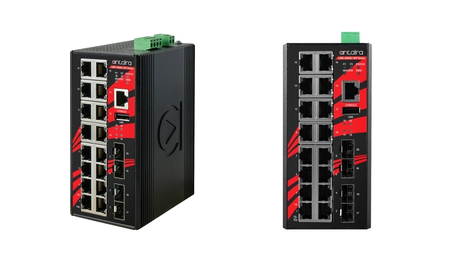 Antaira Technologies adds LMP-2004G-SFP and LMX-2004G-SFP devices to industrial networking infrastructure family