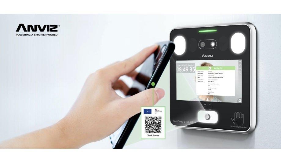 Anviz brings the FaceDeep 3 QR Version to fulfil the requirement of COVID-19 green pass