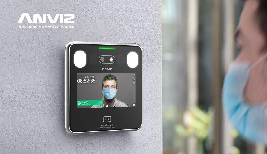 Anviz FaceDeep Series provides secure touchless access control for people returning to workspaces and schools