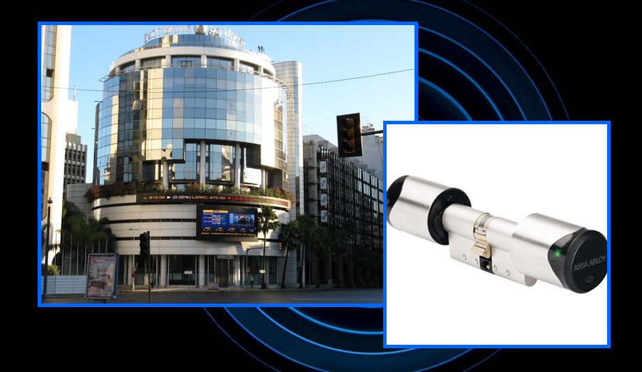 ASSA ABLOY's Aperio® installed at one of the largest commercial banks in Morocco