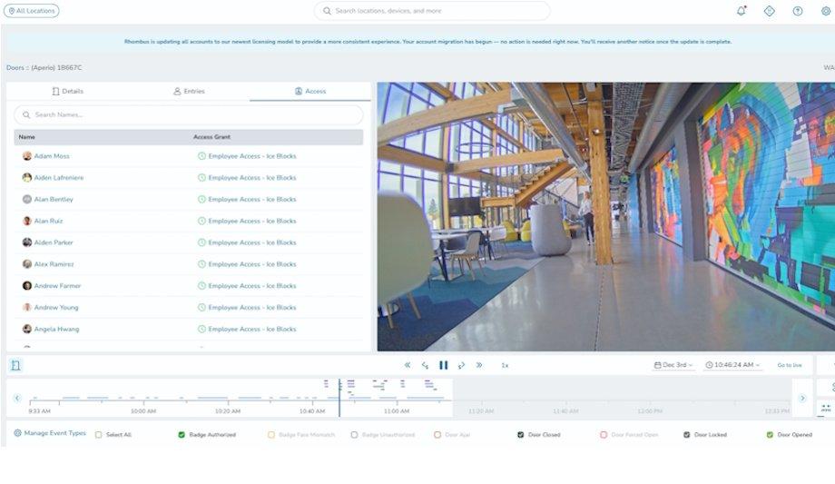 Aperio wireless locks join Rhombus security platform