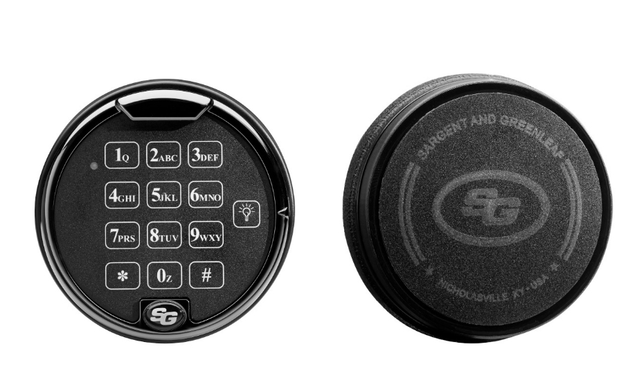 The AxisBlu lock by Sargent and Greenleaf is a secure electronic and mechanical locking solution