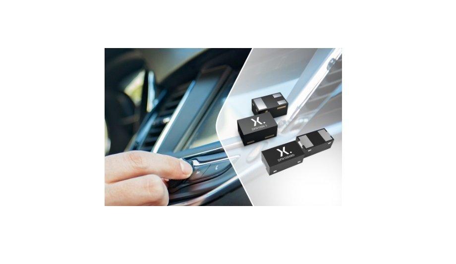 Ultra-low capacitance ESD protection diodes from Nexperia protect automotive data interfaces